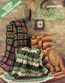 Leisure Arts Classic Afghans to Knit and Crochet - Digital Pattern