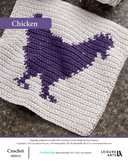 Leisure Arts ePattern Yummy Crochet Chicken