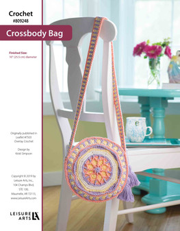 Leisure Arts Overlay Crochet Crossbody Bag ePattern
