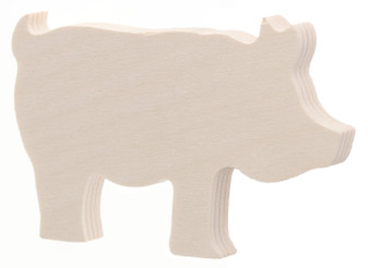 Good Wood By Leisure Arts Shapes Pig