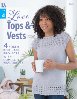 Leisure Arts Lace Tops & Vests Knit Book