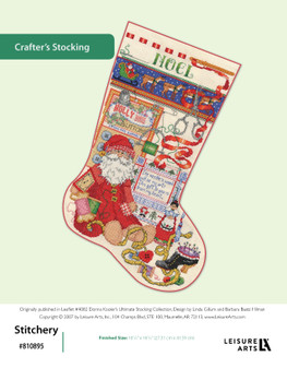 Leisure Arts Donna Kooler's Ultimate Stocking Collection Crafter's Cross Stitch ePattern