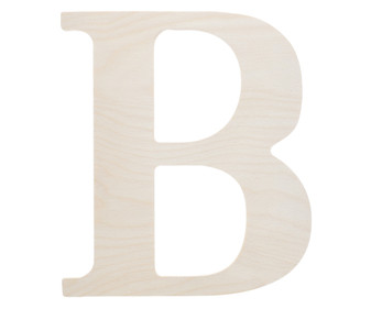 Good Wood By Leisure Arts Letter 9.5" Birch B