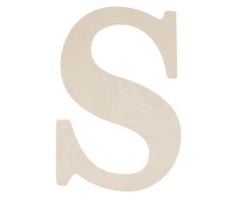 Good Wood By Leisure Arts Letter 9.5" Birch S