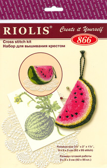 Riolis Cross Stitch Kit Watermelon Pincushion