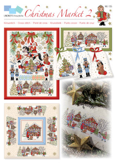 Lindner's Cross Stitch Chart Christmas Market 2 ePattern