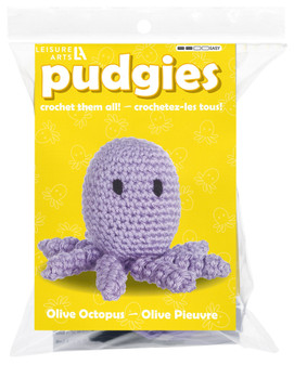 Leisure Arts Make A Little Friend Pudgie Piggy Crochet Kit