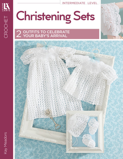 Leisure Arts Christening Sets Crochet Book