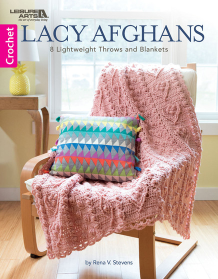 Leisure Arts Crochet Lacy Afghans Book