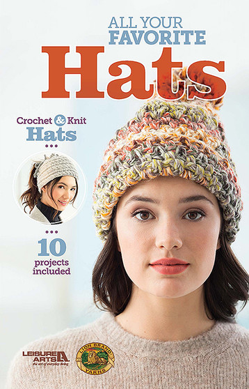 Leisure Arts All Your Favorite Hats Crochet Book