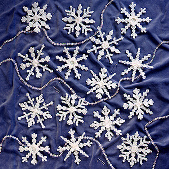 ePattern Snowflakes in Plastic Canvas