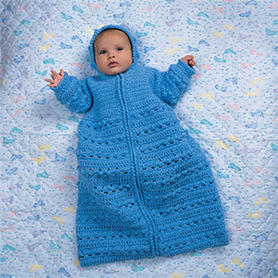 Leisure Arts Cozy Baby Bunting Crochet ePattern