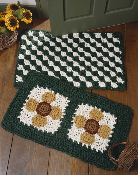 Leisure Arts Fabric Floor Rugs Crochet ePattern