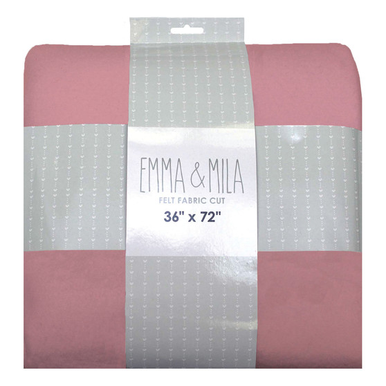 Camelot Fabrics Felt 54"x 72" Light Pink 2pc