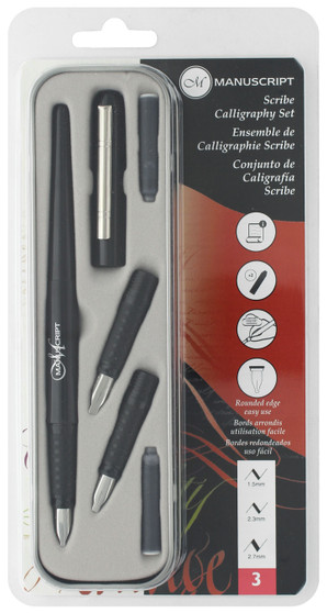Manuscript Cartridge Pen Scribe Calligraphy Set 3 Nib