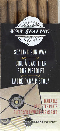 Manuscript Wax Sealing Gun Wax 6pc Gold