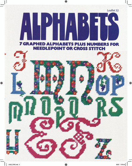 eBook Alphabets For Needlepoint & Cross Stitch