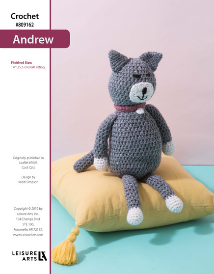 ePattern Crochet Andrew the Cat