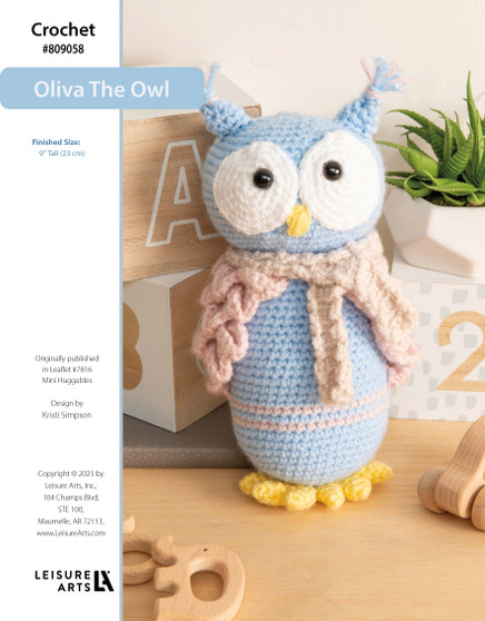 ePattern Crochet Olivia the Owl
