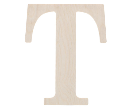 Good Wood By Leisure Arts Letter 9.5" Birch T