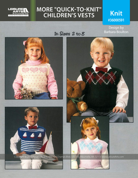 eBook More Quick-to-Knit Children's Vests