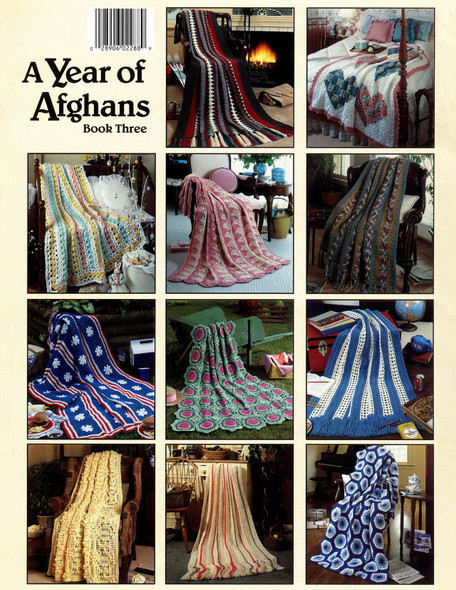 Leisure Arts A Year of Afghans Book 3 Crochet eBook