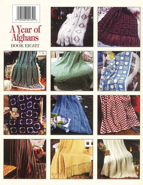 Leisure Arts A Year of Afghans Book 8 Crochet eBook