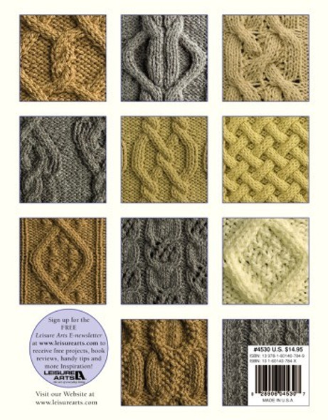 Leisure Arts Books 50 Knit Aran Stitches eBook