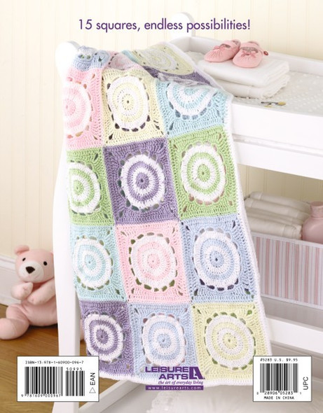 Leisure Arts Hip 2 B Square Baby Wraps Crochet eBook