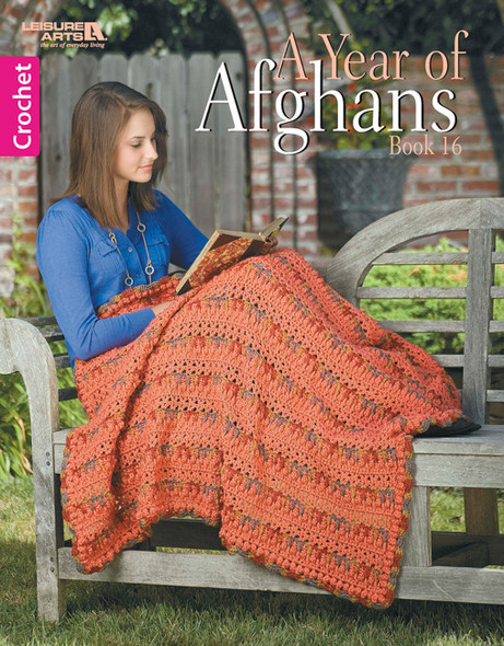 Leisure Arts A Year of Afghans Book 16 Crochet eBook