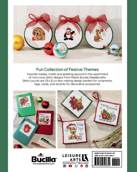 Leisure Arts 50 Cross Stitch Quickies Christmas eBook