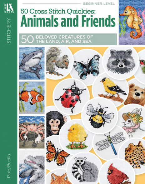 Leisure Arts Books 50 Cross Stitch Quickies Animals And Friends eBook