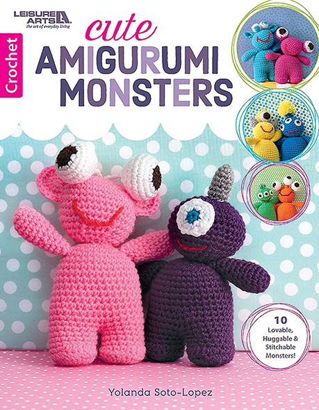 Leisure Arts Cute Amigurumi Monsters Crochet eBook