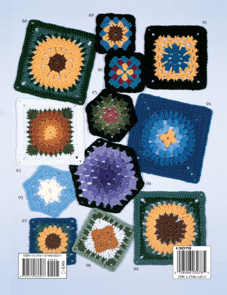 Leisure Arts 99 Granny Squares To Crochet Book