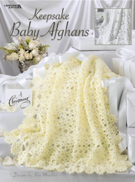 Leisure Arts Keepsake Baby Afghans Crochet Book