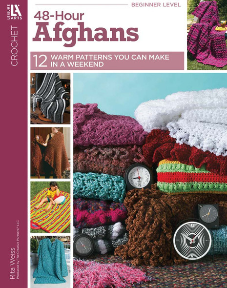 Leisure Arts 48-Hour Afghans Crochet Book