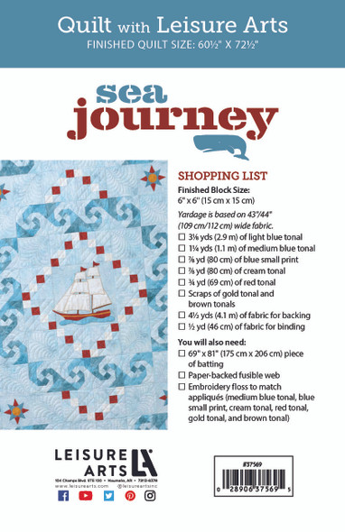 Leisure Arts Sea Journey Quilt Pattern
