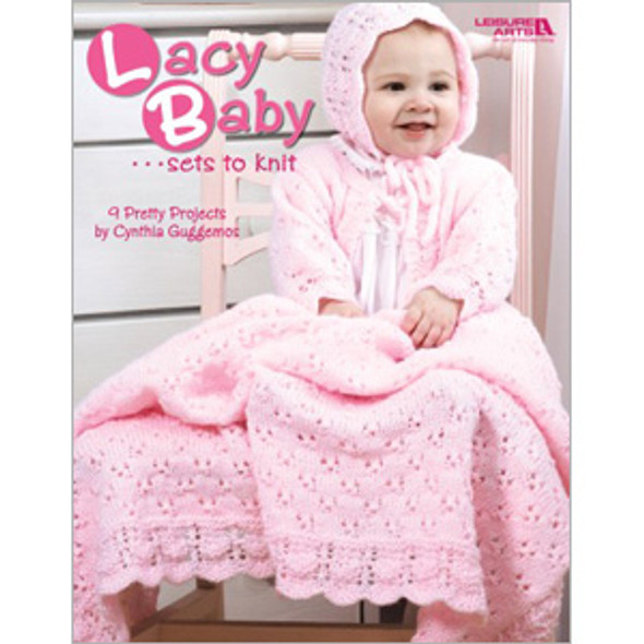 Leisure Arts Lacy Baby Sets To Knit Book