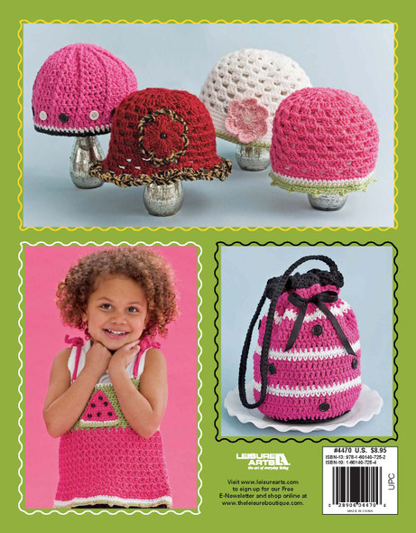 Leisure Arts Fun Fashions For Girls Crochet Book