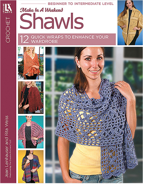Leisure Arts Make In A Weekend Shawls Crochet Book