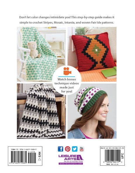 Leisure Arts Crochet Beginner's Guide to Crochet Color Work Book