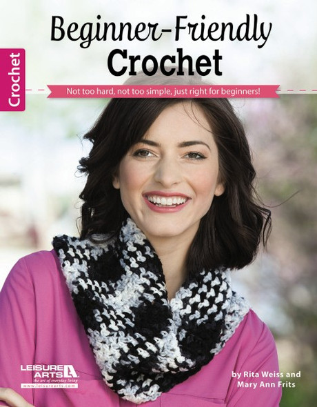 Leisure Arts Beginner Friendly Crochet Book