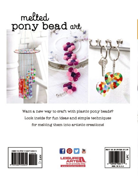 Leisure Arts Melted Pony Bead Art Book