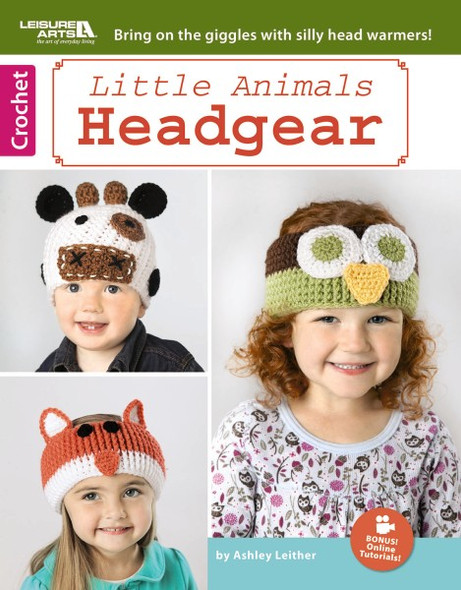 Leisure Arts Crochet Little Animals Headgear Book