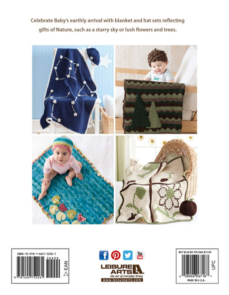Leisure Arts Nature's Gifts for Baby Crochet Book