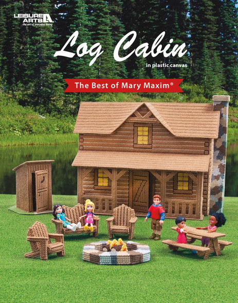 Leisure Arts Log Cabin Plastic Canvas Book