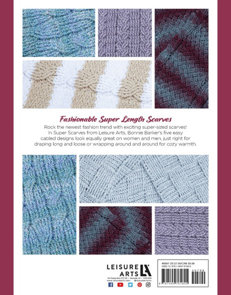 Leisure Arts Super Scarves Book