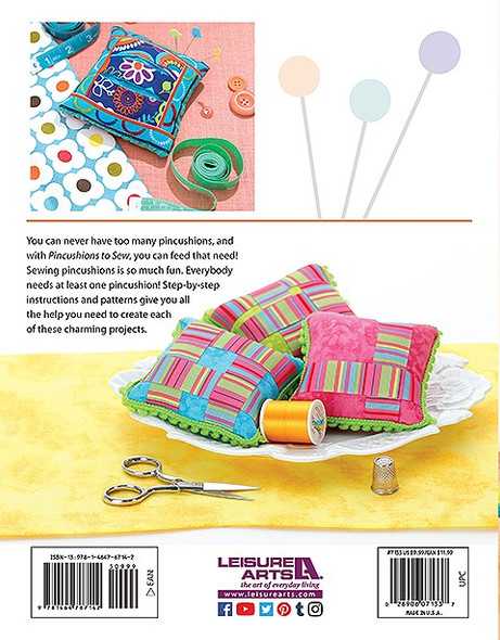 Leisure Arts Pincushions To Sew Book