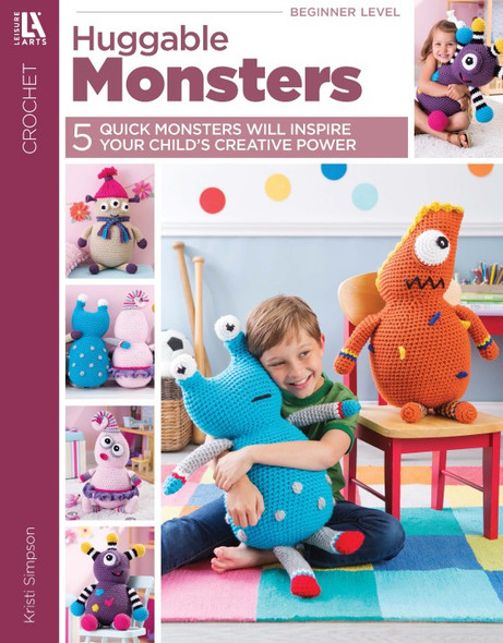 Leisure Arts Huggable Monsters Crochet Book