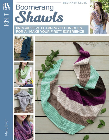 Leisure Arts Boomerang Shawls Knit Book